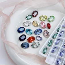 DZ 3002 8*6mm oval shape crystal fancy stone for nail art DZ 3002 8*6mm oval shape crystal fancy stone for nail art
